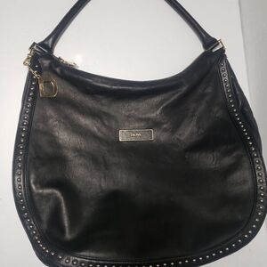 DKNY Soft Leather Studded Tote